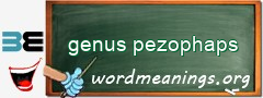 WordMeaning blackboard for genus pezophaps